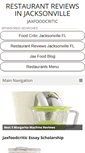Mobile Screenshot of jaxfoodcritic.com
